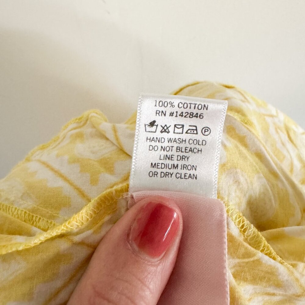 Rhode Love Lockdown Yellow Belted Ella Dress XS - Picture 6 of 6